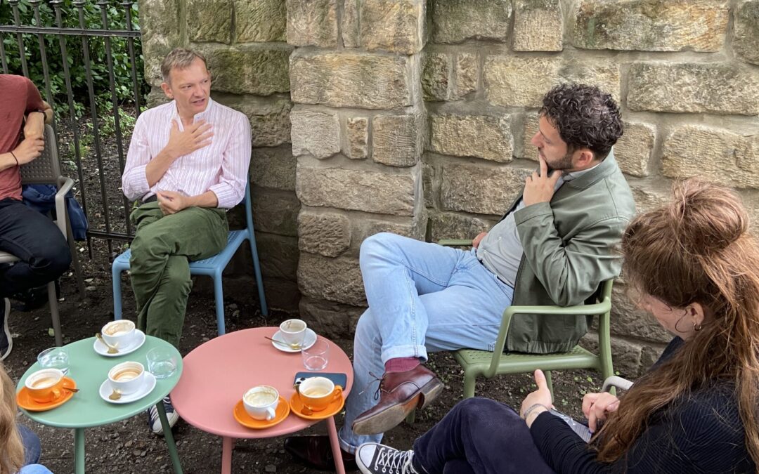 Vorgestern noch im Sommerinterview, heute bei uns im Umweltzentrum!